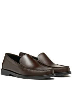 Mocassini U Recanati U65HVA 00043 C6010 Marrone scuro