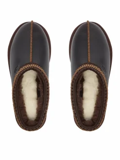 Pantofole M Tasman Lthr Regen 1170292 Marrone