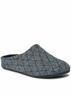 Pantofole Nauel-Km Blu scuro