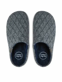 Pantofole Nauel-Km Blu scuro