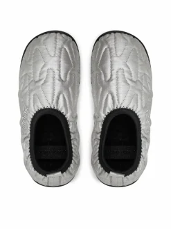 Pantofole Packable Outline Argento