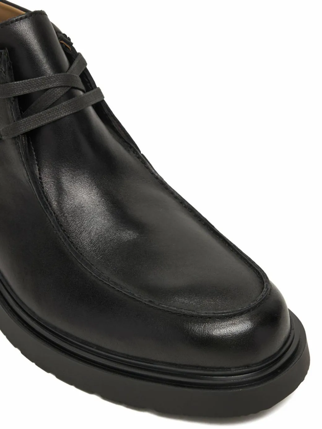 Polacchine Combat Apron Mid Boot Lth YM0YM01445 Nero