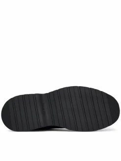 Polacchine Combat Ess Lace Up Zip Boot Su YM0YM01371 Nero