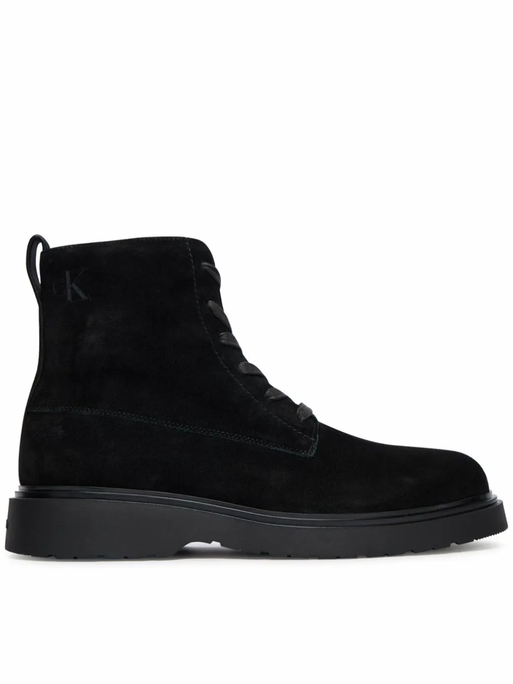 Polacchine Combat Ess Lace Up Zip Boot Su YM0YM01371 Nero