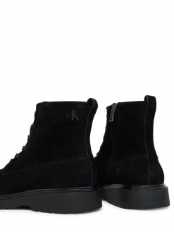 Polacchine Combat Ess Lace Up Zip Boot Su YM0YM01371 Nero