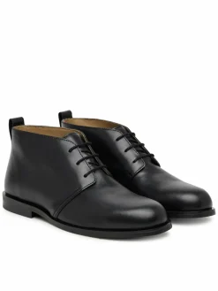 Polacchine Ess Rubber Desert Boot Lth HM0HM01979 Nero