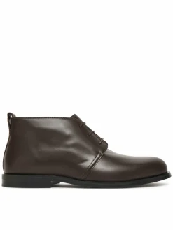 Polacchine Ess Rubber Desert Boot Lth HM0HM01979 Marrone