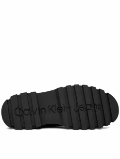 Polacchine Lugged Hiking Lace Up Lth YM0YM01336 Nero
