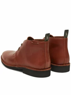 Polacchine Talan Leather Chukka Boot 812913548001 Marrone