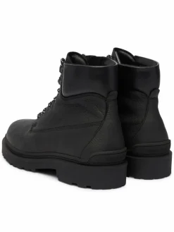 Polacchine Tjm Lace Up Boot Leather EM0EM01629 Nero