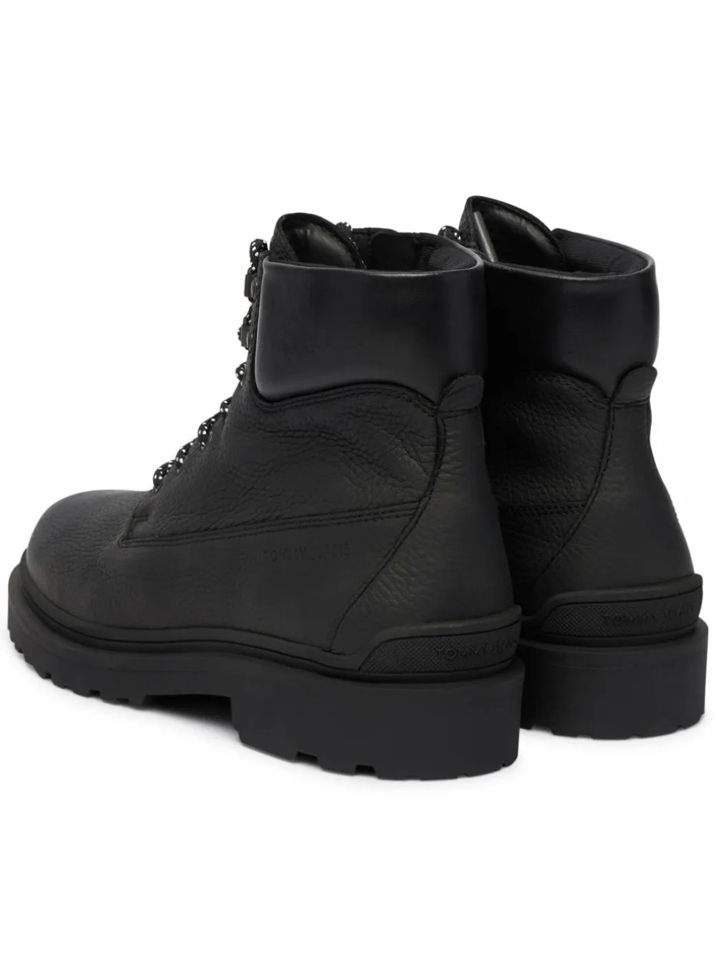 Polacchine Tjm Lace Up Boot Leather EM0EM01629 Nero