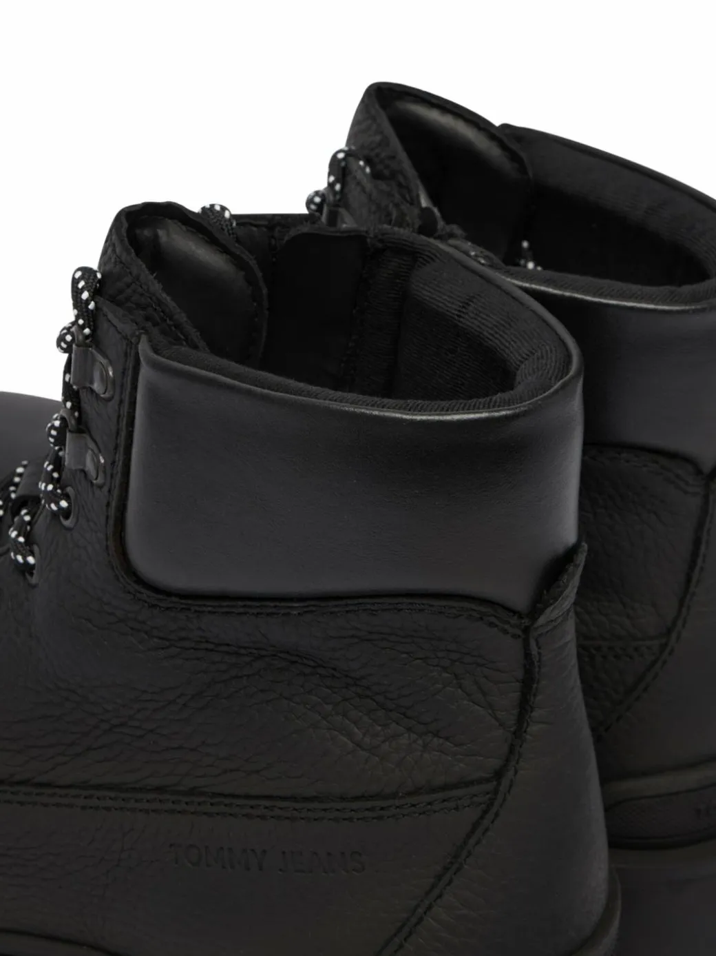 Polacchine Tjm Lace Up Boot Leather EM0EM01629 Nero