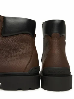 Polacchine Tjm Lace Up Boot Leather EM0EM01629 Marrone