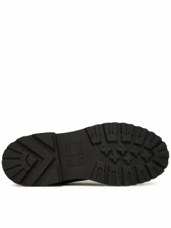 Polacchine Tjm Lace Up Tumbled High EM0EM01631 Nero