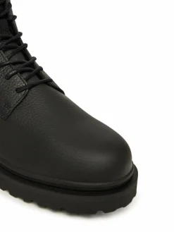 Polacchine Tjm Lace Up Tumbled High EM0EM01631 Nero