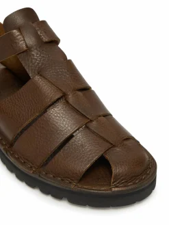 Sandali D034 Marrone