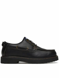Scarpe basse Archive '01 Boat Shoe Leather EM0EM01651 Nero
