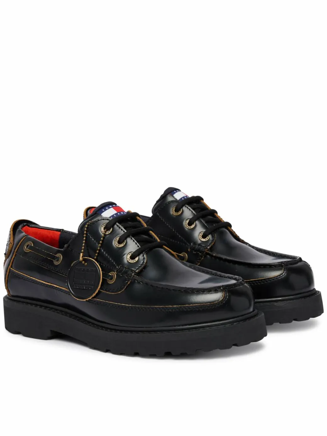 Scarpe basse Archive '01 Boat Shoe Lthr EM0EM01705 Nero