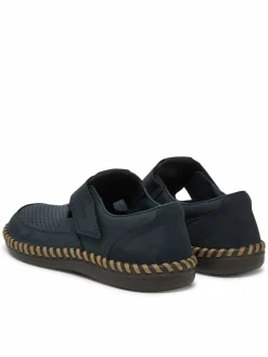 Scarpe basse B2453-14 Blu scuro