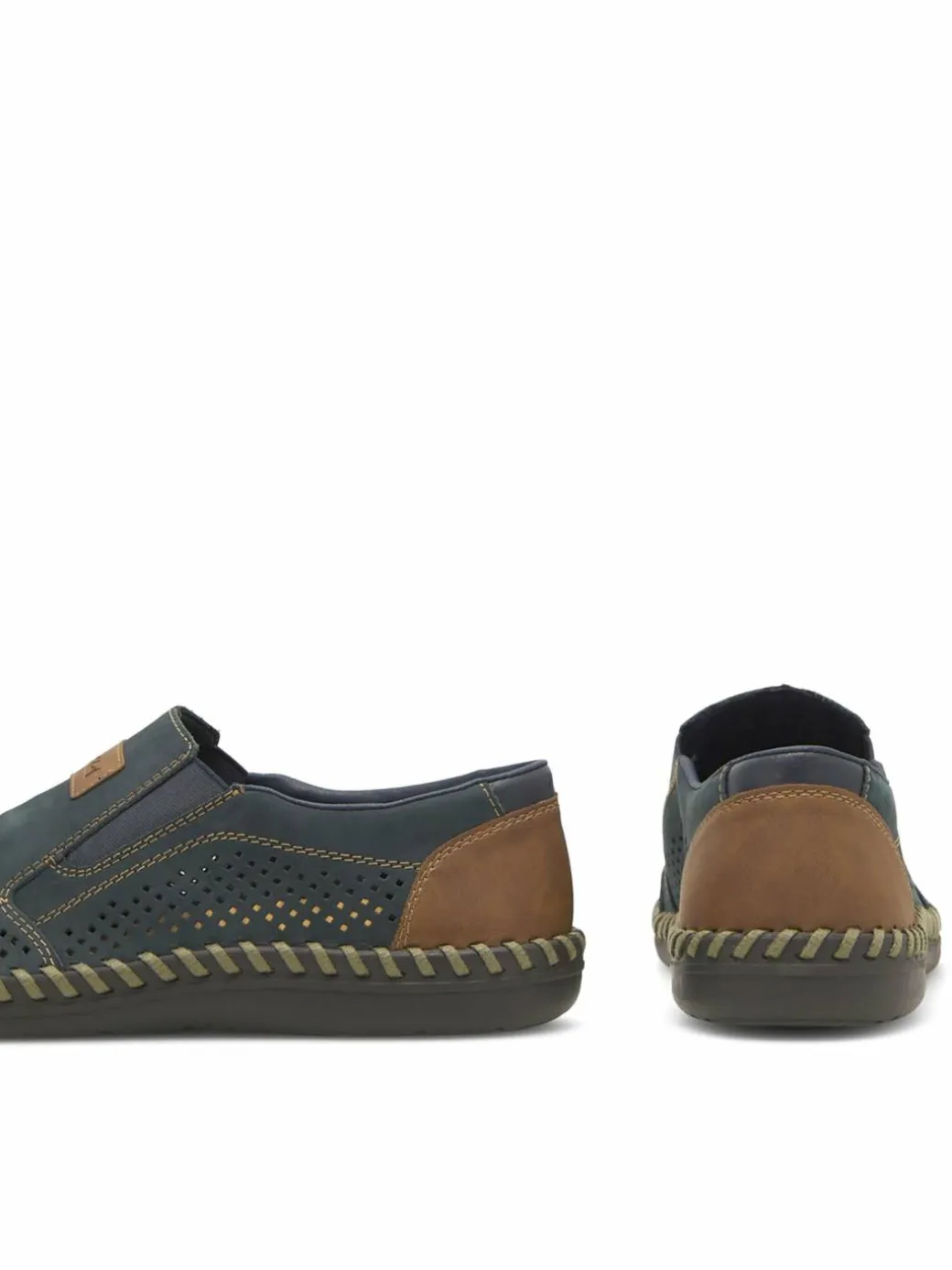 Scarpe basse B2466-14 Blu scuro