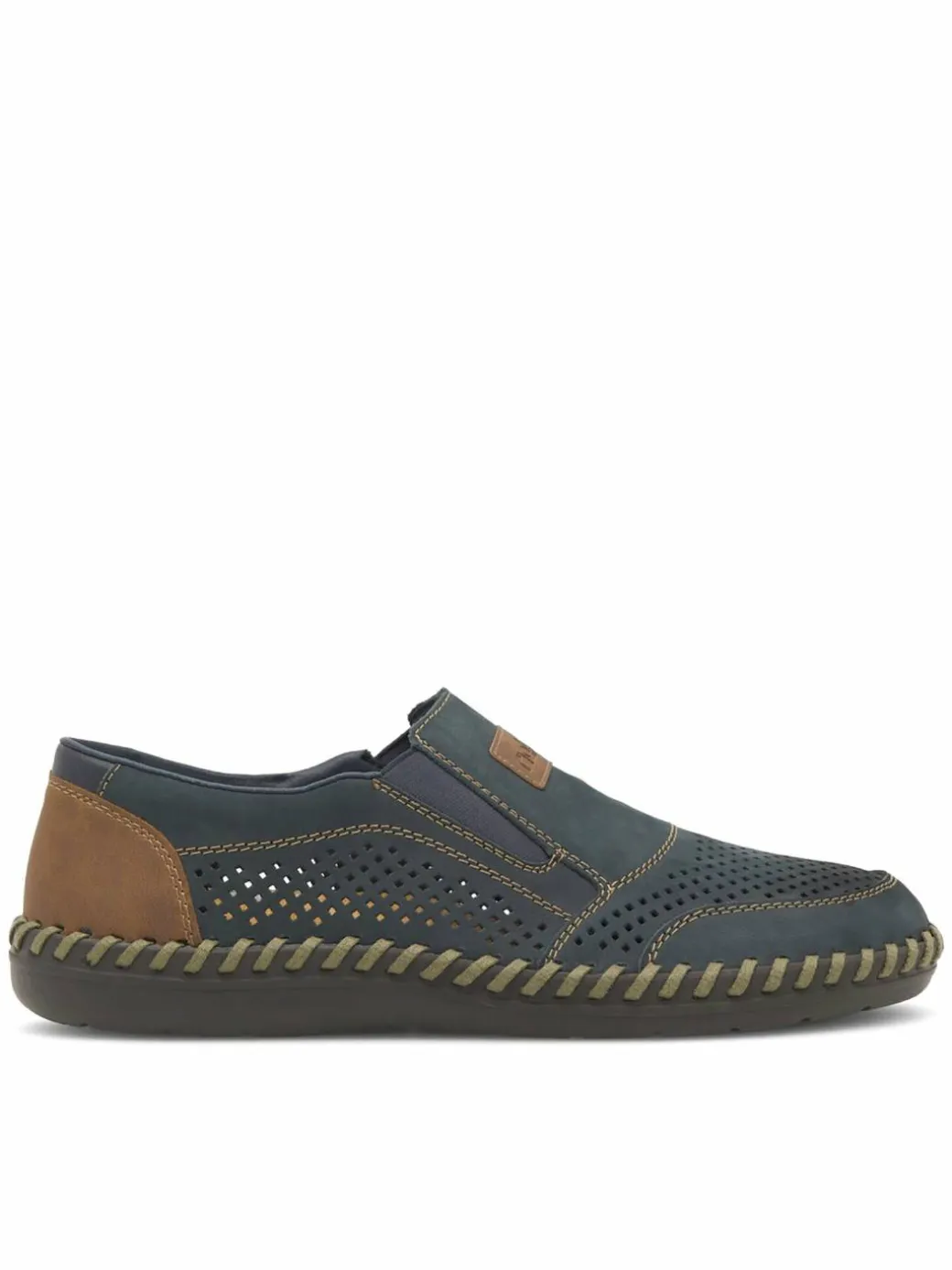 Scarpe basse B2466-14 Blu scuro