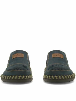 Scarpe basse B2466-14 Blu scuro