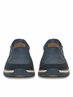 Scarpe basse B9350-14 Blu scuro