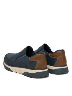 Scarpe basse B9350-14 Blu scuro