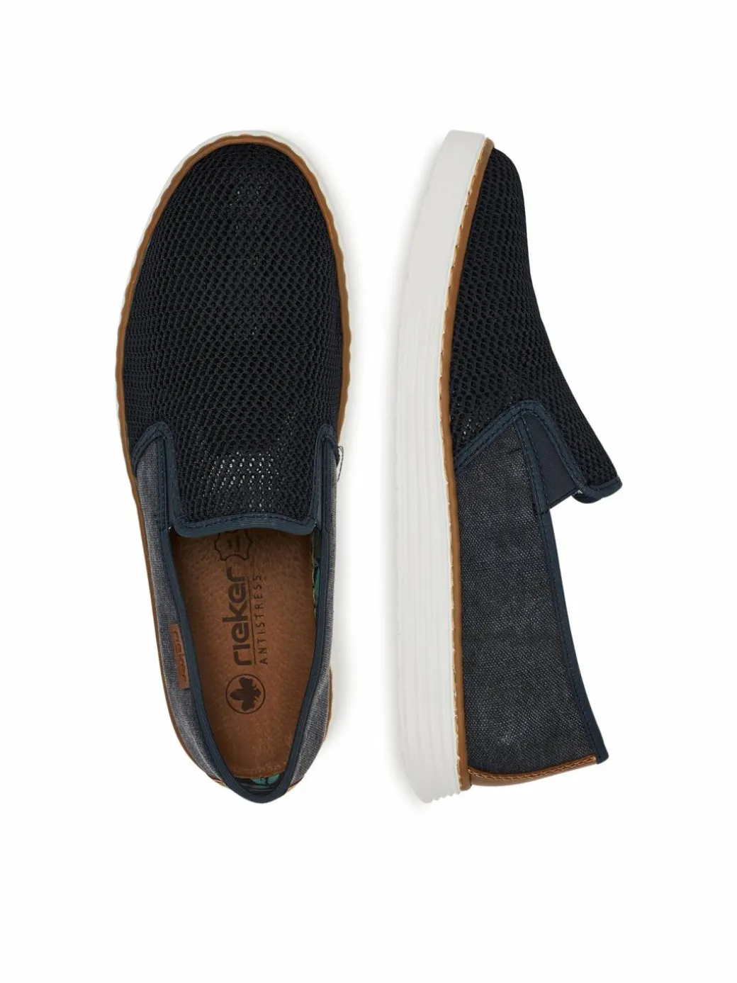 Scarpe basse B2265-14 Blu scuro