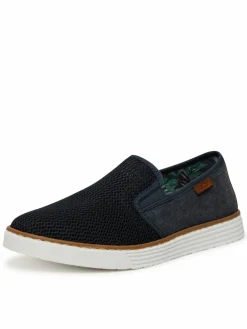 Scarpe basse B2265-14 Blu scuro