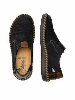 Scarpe basse B2457-14 Blu scuro