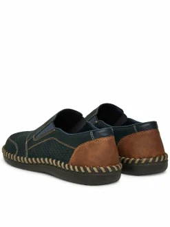 Scarpe basse B2466-14 Blu scuro