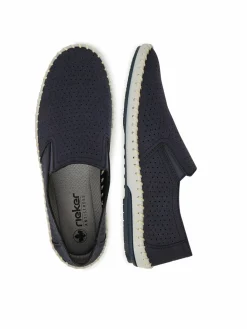 Scarpe basse B4555-14 Blu scuro