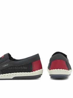 Scarpe basse B4554-14 Blu scuro