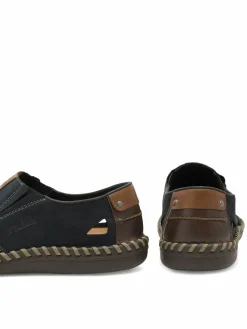 Scarpe basse B2457-14 Blu scuro