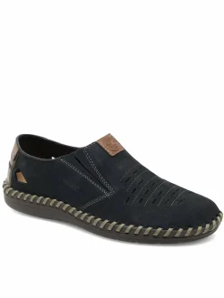 Scarpe basse B2457-14 Blu scuro