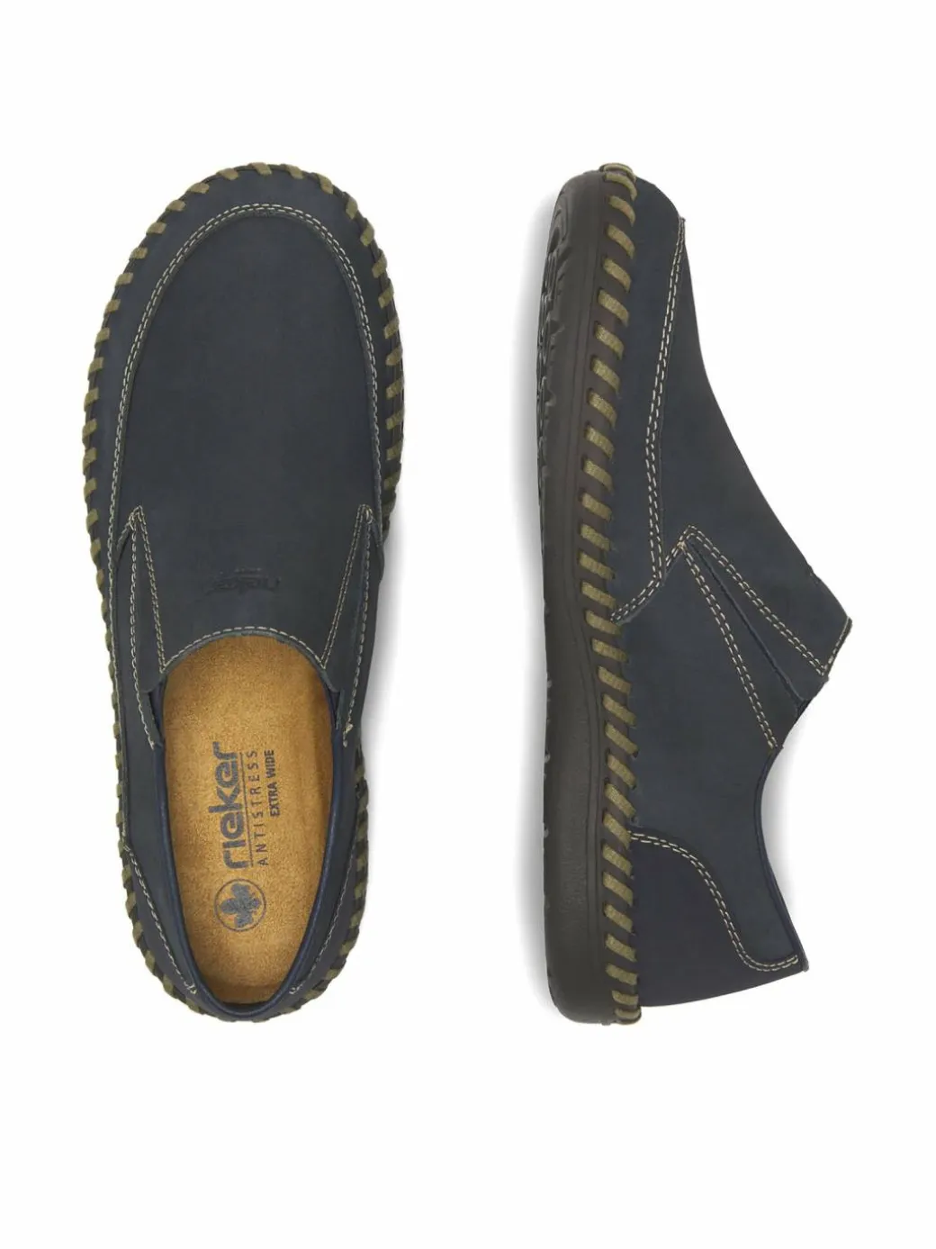 Scarpe basse B2454-14 Blu scuro