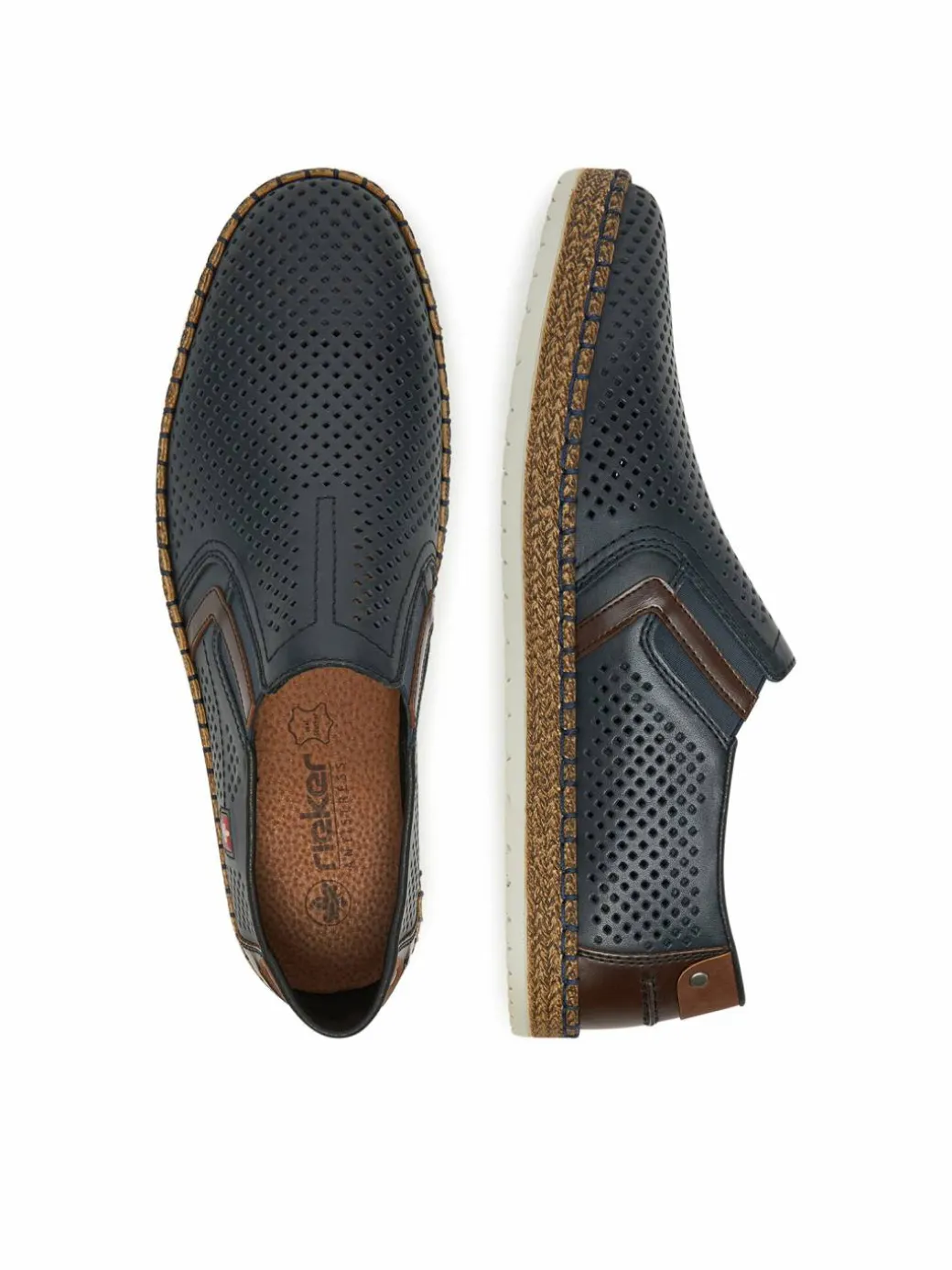 Scarpe basse B5297-14 Blu scuro