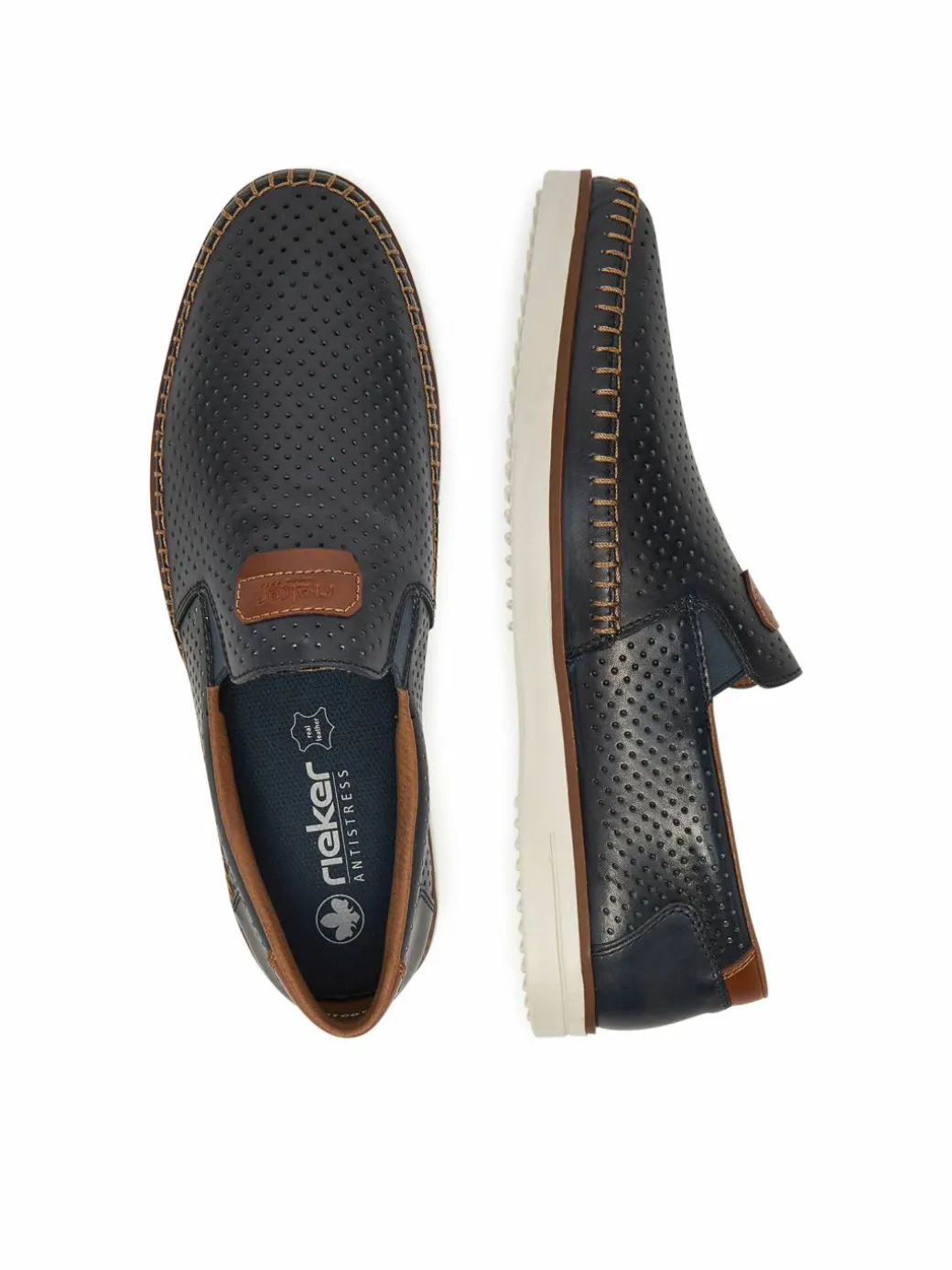 Scarpe basse B2356-14 Blu scuro