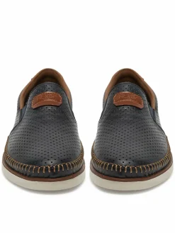 Scarpe basse B2356-14 Blu scuro