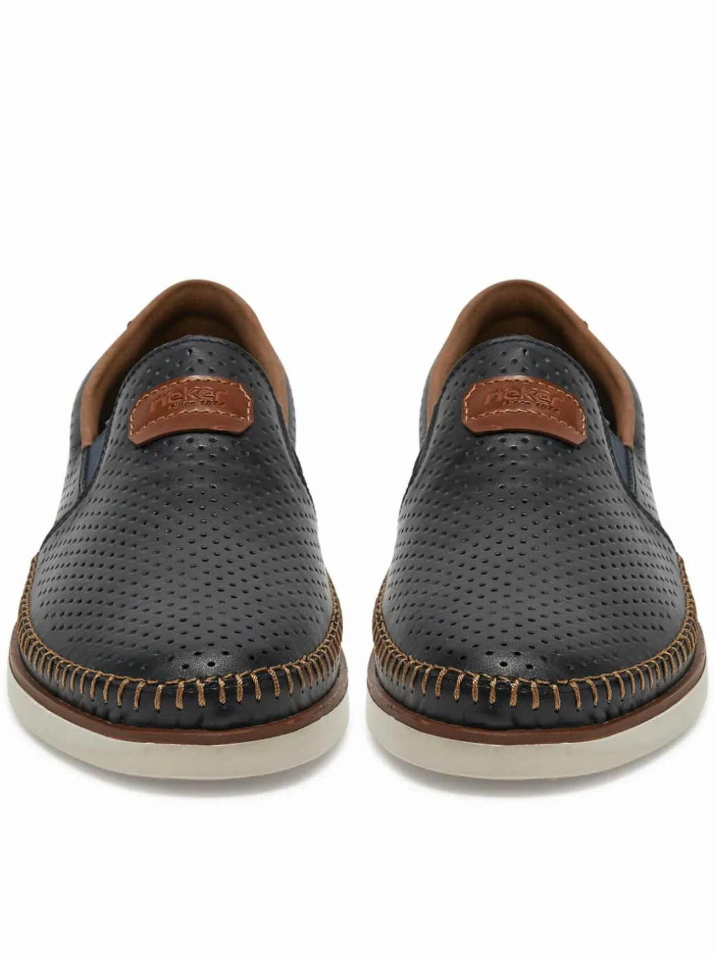 Scarpe basse B2356-14 Blu scuro