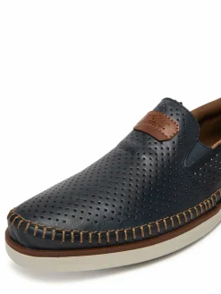 Scarpe basse B2356-14 Blu scuro