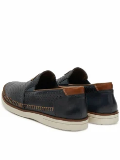 Scarpe basse B2356-14 Blu scuro