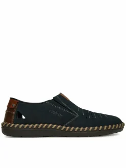 Scarpe basse B2457-14 Blu scuro