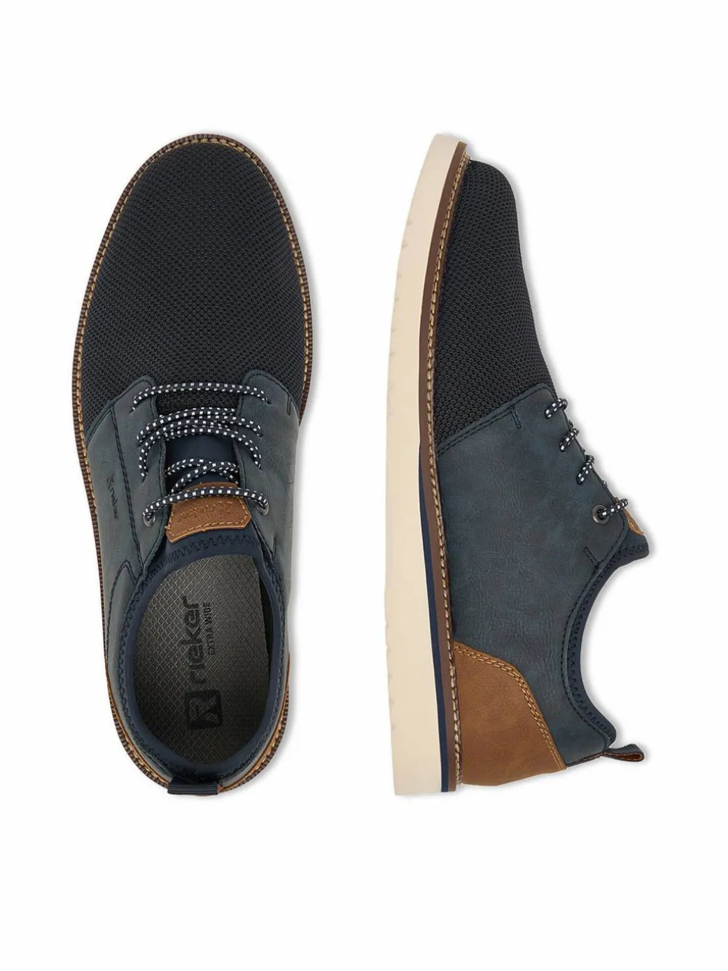 Scarpe basse 04550-14 Blu scuro
