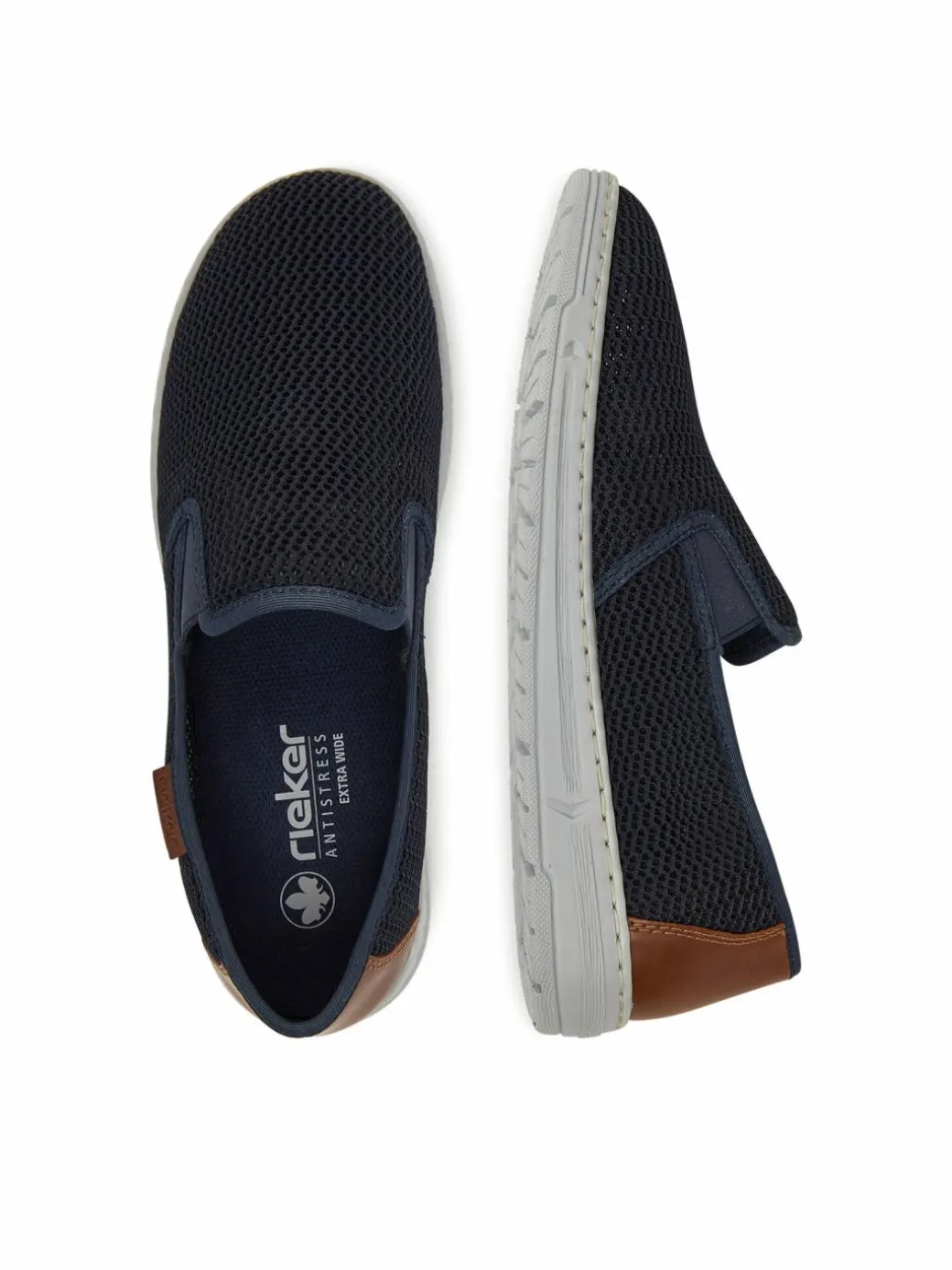 Scarpe basse 08676-14 Blu scuro