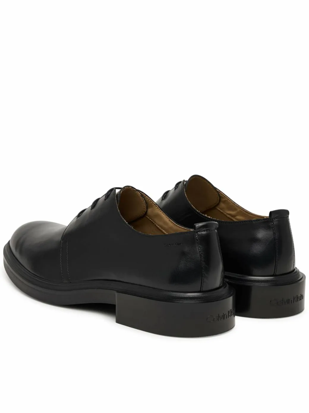 Scarpe basse Cupped Postman Derby Laceup Lth HM0HM01996 Nero