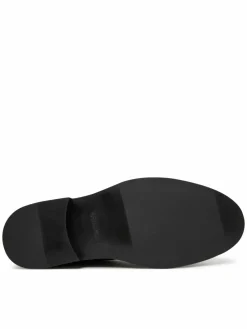 Scarpe basse Ess Rubber Derby Lth HM0HM02056 Nero