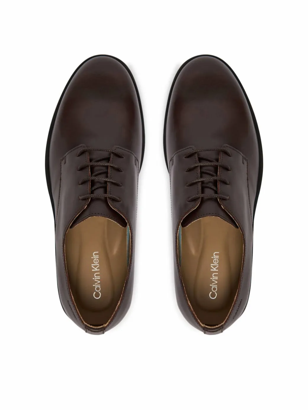 Scarpe basse Ess Rubber Derby Lth HM0HM02056 Marrone