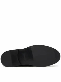Scarpe basse Ess Rubber Penny Loafer Pol Lth HM0HM02025 Marrone